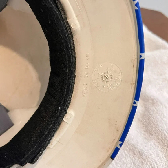 Fibre Metal Men Blue Red 3-R Action Gear Hard Hat Eagle USA Flag Graphic - Picture 5 of 9